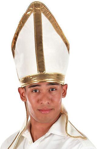 elope White Pope Costume Hat Accessory for Adults and Teens in Saudi Arabia