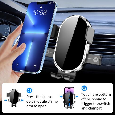 Car Phone Holder for Hyundai Santa Fe 2019-2023 SE SEL XRT Limited Calligraphy Auto Accessories Navigation Bracket Interior Decoration Dashboard Cell Mobile Phone Mount Holders case Accessory in Saudi Arabia