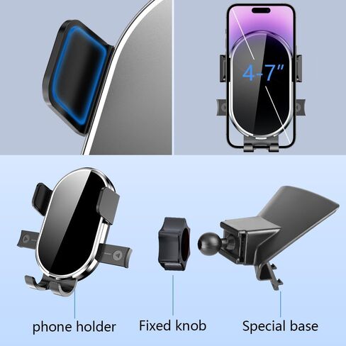 Car Phone Holder for Hyundai Santa Fe 2019-2023 SE SEL XRT Limited Calligraphy Auto Accessories Navigation Bracket Interior Decoration Dashboard Cell Mobile Phone Mount Holders case Accessory in Saudi Arabia
