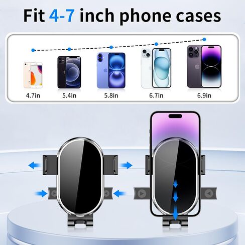 Car Phone Holder for Hyundai Santa Fe 2019-2023 SE SEL XRT Limited Calligraphy Auto Accessories Navigation Bracket Interior Decoration Dashboard Cell Mobile Phone Mount Holders case Accessory in Saudi Arabia