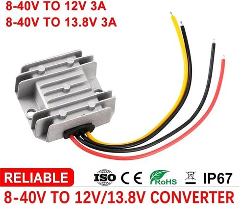 8-40V إلى 12V 13.8V 3A 5A 6A 10A 15A 20A 25A 30A SENTERTER STATTERTER STAVILIZER STAVERAGE لقوارب سيارات EV (20A ، 8-40V_12V) in Kuwait