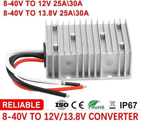 8-40V إلى 12V 13.8V 3A 5A 6A 10A 15A 20A 25A 30A SENTERTER STATTERTER STAVILIZER STAVERAGE لقوارب سيارات EV (20A ، 8-40V_12V) in Kuwait