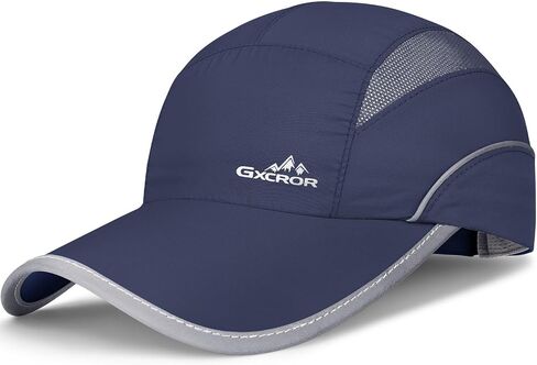 Gxcror Quick -Dry Running قبعة للرجال والنساء - UPF 50+ شبكة تنفس ، قبعة رياضية عاكسة للهواء في الهواء الطلق ، المشي لمسافات طويلة in Kuwait