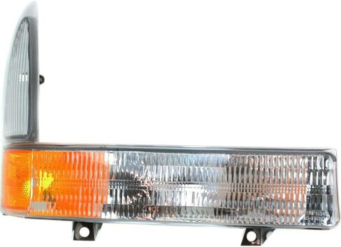 4pcs Headlight Left Right Side Plastic Lens Corner Light Clear & Amber Corner Light Clear Headlight Lens Headlights Chrome for Excursion for F550/F450/F350/F250 SuperDuty in Saudi Arabia