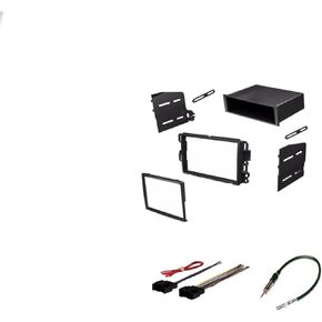 Single Din Dash Stereo Installation Install Kit W Wire Harness for Suzuki,for Saturn,for Pontiac,for GMC,for Chevy,for Buick in Saudi Arabia