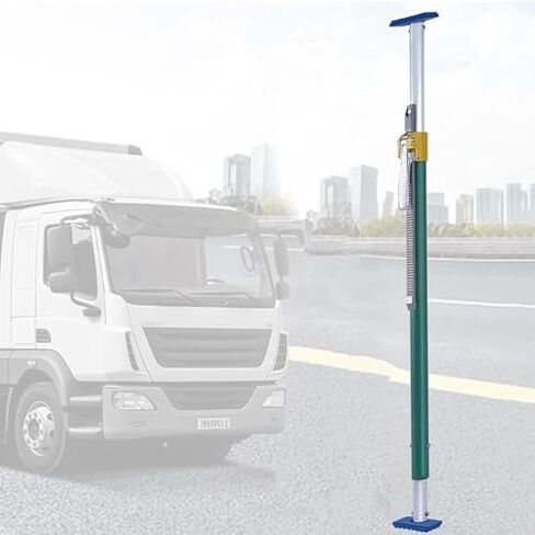 Ratcheting Cargo Bar,Truck Bed Ratcheting Cargo Bar, Load 660lbs / Cargo Stabilizer Bar for Prevents Boxes from Sliding, 4 5 6 7 8 Ft Long Heavy-Duty Aluminum Divider Pole(3 pcs,2350-2730mm in Kuwait