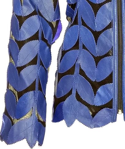 Zamback Design Handmade Leaf Leather Jacket in Saudi Arabia