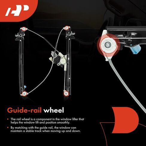 A-Premium Power Window Regulator with Motor Compatible with Land Rover Discovery 2017-2020 Rear Driver Side in Saudi Arabia