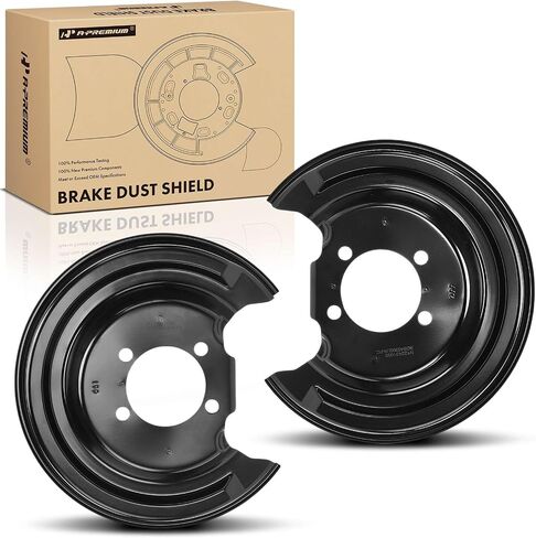 A-Premium Rear Driver and Passenger Side Brake Dust Shield Compatible with Toyota Models - Yaris 2012-2018 1.5L, 2-PC Set in Saudi Arabia