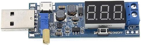 2 Pack USB Buck Boost Converter 3.5V-12V to 1.2V-24V DC-DC Step Up Step Down Power Supply Module Voltage Regulator 5V to 3.3V 9V 12V 18V in Kuwait