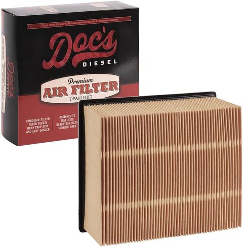 Doc's Diesel Engine Air Filter | Compatible with RAM 6.7L Cummins 2500, 3500, 4500, 5500 2007+ | Replaces 53034051AB in Saudi Arabia