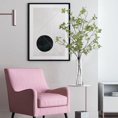 2 PCS تنبع المساحات الخضراء الاصطناعية ، 41.3 '' الطول المزيف النباتات فروع فو فو الخضراء ficus twig leaf for Home Garden Shop Office Decoration in Kuwait