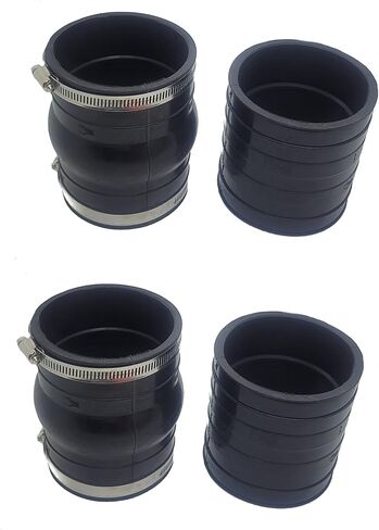 Zoom Zom Parts العلوي السفلي من المطاط مقرن عادم خراطيش خراطيش لـ OMC Volvo Penta 4.3 5.0 5.7 FreeDex Free 2 Day Shipping in Saudi Arabia