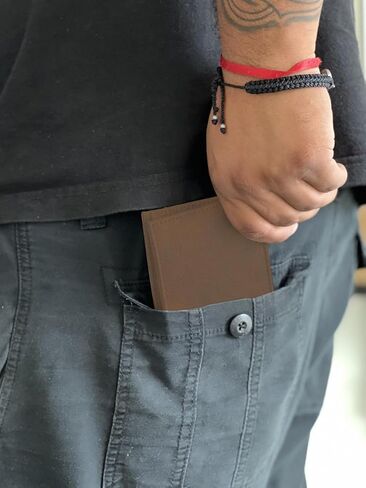 LaserGram Faux Leather Bi-Fold Wallet, Rooster, Personalized Engraving Included (Rustic with Gold) in Saudi Arabia