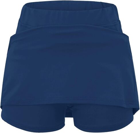 Skorts for Woman Plus Size High Waisted Skirt with Shorts Underneath Athletic Tennis Skirts with Pockets Tummy Control in Saudi Arabia