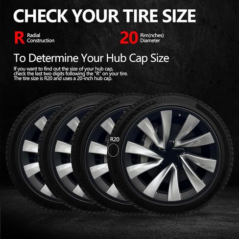 Wheel Rim Protector Rim 20 Inches for 2025-2026 New Tesla Model Y Juniper, 4 PCS New Tesla Model Y 2025 Scratch-Resistant ABS Rim Hubcaps Cover,20 Inch 2.0 Wheel Rim Protection Accessories，Black in Saudi Arabia