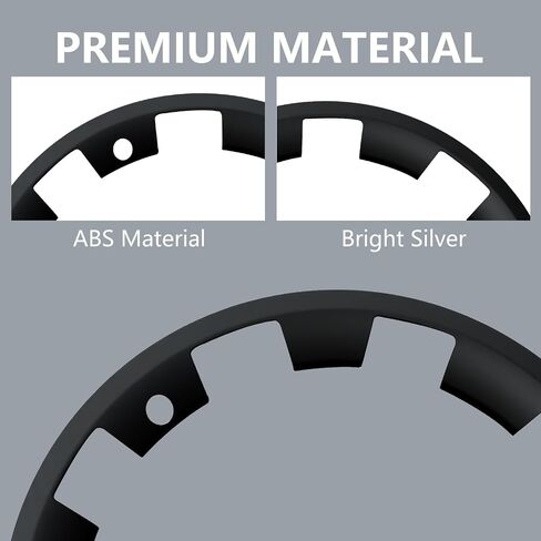 Wheel Rim Protector Rim 20 Inches for 2025-2026 New Tesla Model Y Juniper, 4 PCS New Tesla Model Y 2025 Scratch-Resistant ABS Rim Hubcaps Cover,20 Inch 2.0 Wheel Rim Protection Accessories，Black in Saudi Arabia