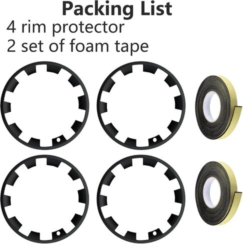 Wheel Rim Protector Rim 20 Inches for 2025-2026 New Tesla Model Y Juniper, 4 PCS New Tesla Model Y 2025 Scratch-Resistant ABS Rim Hubcaps Cover,20 Inch 2.0 Wheel Rim Protection Accessories，Black in Saudi Arabia