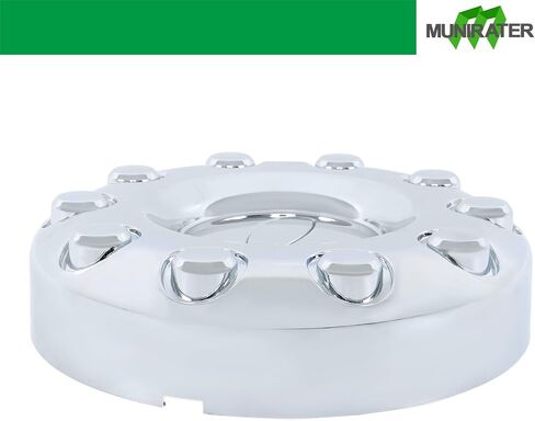 Munirater الأمامية اليسرى اليمين مركز CAP CAP البلاستيك استبدال الكروم F-450 Super Duty 2005-2016 in Saudi Arabia