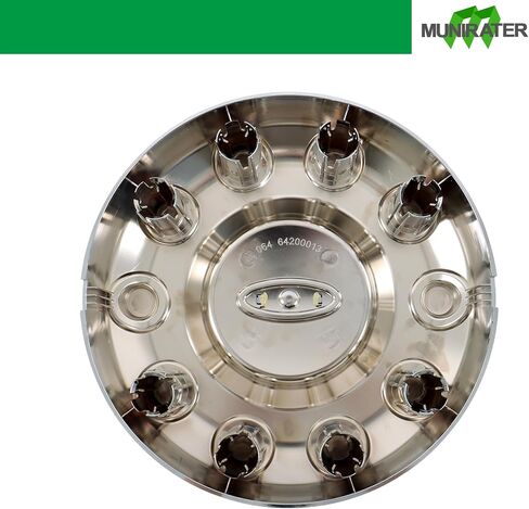 Munirater الأمامية اليسرى اليمين مركز CAP CAP البلاستيك استبدال الكروم F-450 Super Duty 2005-2016 in Saudi Arabia