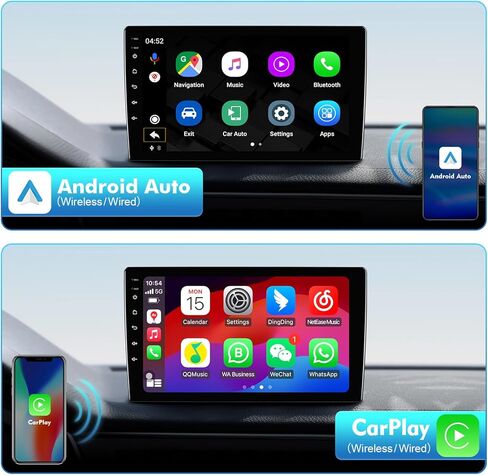 2+32G 9-inch Android 12 Car Stereo for Subaru Legacy Outback 2005-2009 IPS Touchscreen Screen Car Radio with Carplay & Android Auto Support Backup Camera GPS FM Navi BT SWC in Kuwait