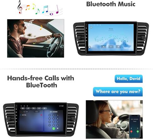 2+32G 9-inch Android 12 Car Stereo for Subaru Legacy Outback 2005-2009 IPS Touchscreen Screen Car Radio with Carplay & Android Auto Support Backup Camera GPS FM Navi BT SWC in Kuwait