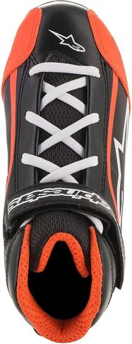 أحذية Alpinestars Tech -1 K S. - أسود/أبيض/أحمر - 1 in Kuwait