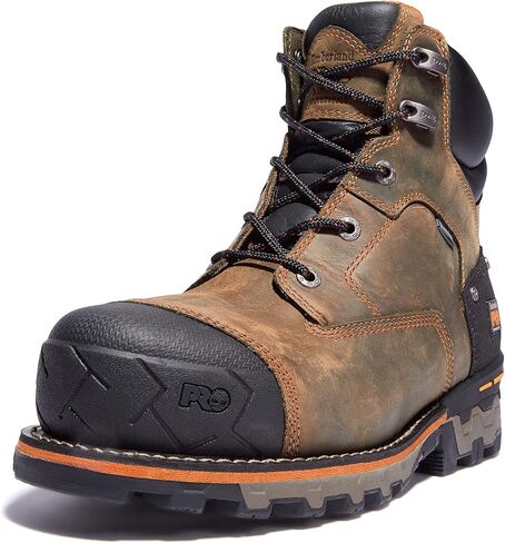 Timberland PRO Men's Boondock 6 Inch Composite Safety Toe Waterproof Industrial Work Boot, Brown-2024 New, 13 in Saudi Arabia