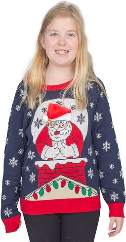Flappy Animated Ugly Christmas Sweater Youth in Saudi Arabia