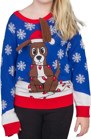 Flappy Animated Ugly Christmas Sweater Youth in Saudi Arabia