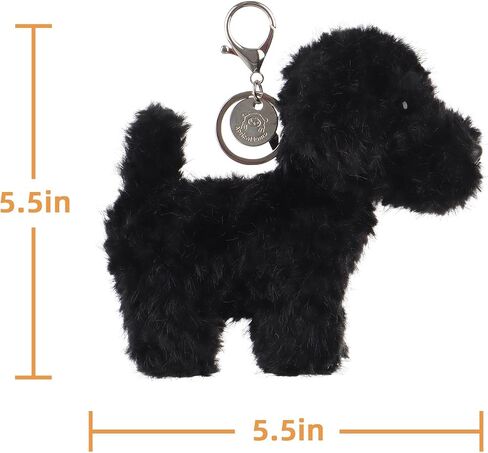 Apricot Lamb Purse Charm Charming Teddy Bear Cute Keychain, Soft Stuffed Plush Keychain Toys Bag Charm for Kids’ Backpack, Purse in Saudi Arabia
