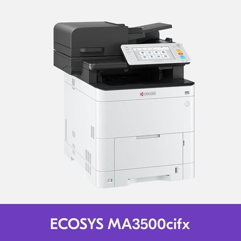 KYOCERA ECOSYS MA4000cifx All-in-One Color Laser Printer (Print/Copy/Scan/Fax), 42 ppm, 1200 dpi, Gigabit Ethernet & HyPAS Capable, 7 inch Touchscreen Panel, Dual Scan Document Processor in Saudi Arabia