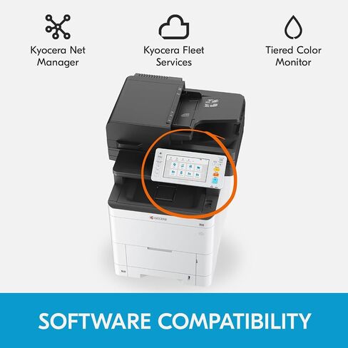 KYOCERA ECOSYS MA4000cifx All-in-One Color Laser Printer (Print/Copy/Scan/Fax), 42 ppm, 1200 dpi, Gigabit Ethernet & HyPAS Capable, 7 inch Touchscreen Panel, Dual Scan Document Processor in Saudi Arabia
