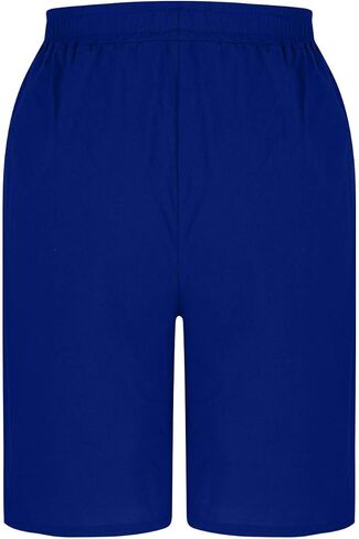 Women's Summer Shorts Casual Elastic Waist Comfort Short Pants 7 Inch Inseam Beach-Shorts Trendy Clothes in Saudi Arabia