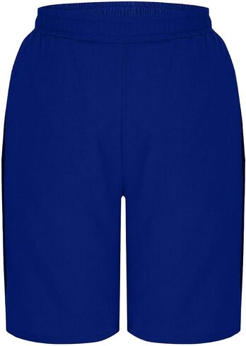 Women's Summer Shorts Casual Elastic Waist Comfort Short Pants 7 Inch Inseam Beach-Shorts Trendy Clothes in Saudi Arabia