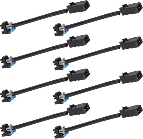 8 حزمة LS1 LS6 LT1 EV1 حاقن تسخير متوافق مع Multec LQ4 LQ9 4.8 5.3 6.0 محولات (أنبوب المطاط) in Kuwait