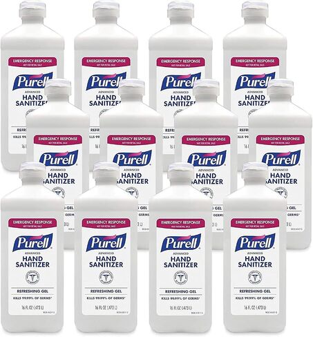 PURELL Advanced Instant Hand Sanitizer, 16 oz Pump Bottle, 12/Pack (9636-12-P) in Saudi Arabia