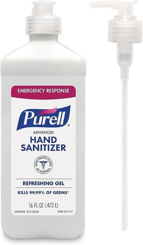 PURELL Advanced Instant Hand Sanitizer, 16 oz Pump Bottle, 12/Pack (9636-12-P) in Saudi Arabia