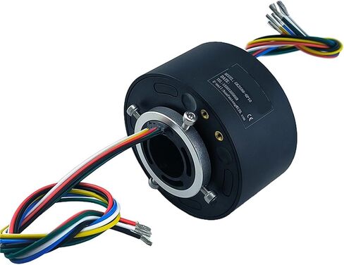 Conductive slip ring 6-way 5 amp slip ring with through hole high power motor slip ring dedicated to rotating equipment in Saudi Arabia