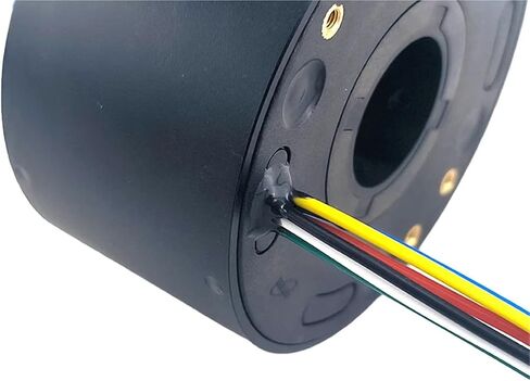Conductive slip ring 6-way 5 amp slip ring with through hole high power motor slip ring dedicated to rotating equipment in Saudi Arabia