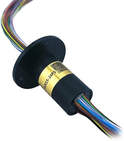 Rotary OD15mm 24-way multi-channel slip ring electrical rotary joint for professional use with motors in Saudi Arabia