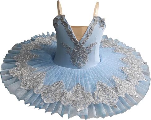 Ballet Leotards for Girls,Ballerina Swan Lake Dance Costumes Leotard with Platter Tutu Hard Organdy Camisole Skirt in Saudi Arabia