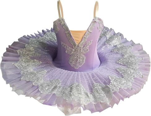 Ballet Leotards for Girls,Ballerina Swan Lake Dance Costumes Leotard with Platter Tutu Hard Organdy Camisole Skirt in Saudi Arabia