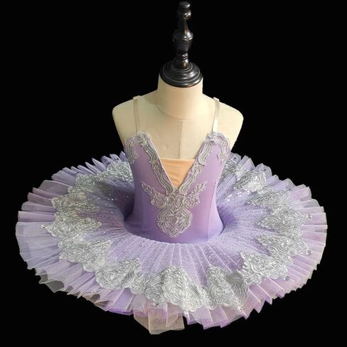 Ballet Leotards for Girls,Ballerina Swan Lake Dance Costumes Leotard with Platter Tutu Hard Organdy Camisole Skirt in Saudi Arabia