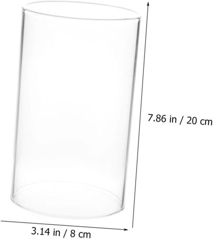 شمعة زجاجية 3pcs تغطي ظلال مصباح مفتوحة للديكور المنزلي حماية شمعة للرياح لغرفة الطعام مركزية مركزية in Kuwait