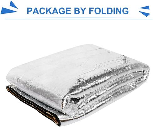 uxcell 197mil 5mm 21.4sqft Heat Sound Deadening Deadener Insulation Mat for Car 79x39inch in Saudi Arabia