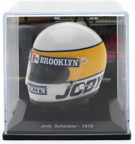 OPO 10 - Formula 1 Helmet Compatible with Ferrari F1: Jody Scheckter 1979-1/5 Scale - CAS19 in Saudi Arabia