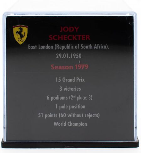 OPO 10 - Formula 1 Helmet Compatible with Ferrari F1: Jody Scheckter 1979-1/5 Scale - CAS19 in Saudi Arabia