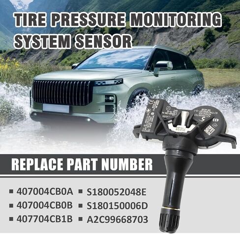 Tire Pressure Monitoring System Sensor (TPMS) Compatible with 2019-2020 Altima, 2018-2020 Leaf, 2016-2020 Rogue, 2017-2022 Rogue Sport Replaces A2C99668703 407004CB0A 407704CB1B 407004CB0B 407704CB1B in Saudi Arabia