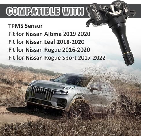 Tire Pressure Monitoring System Sensor (TPMS) Compatible with 2019-2020 Altima, 2018-2020 Leaf, 2016-2020 Rogue, 2017-2022 Rogue Sport Replaces A2C99668703 407004CB0A 407704CB1B 407004CB0B 407704CB1B in Saudi Arabia